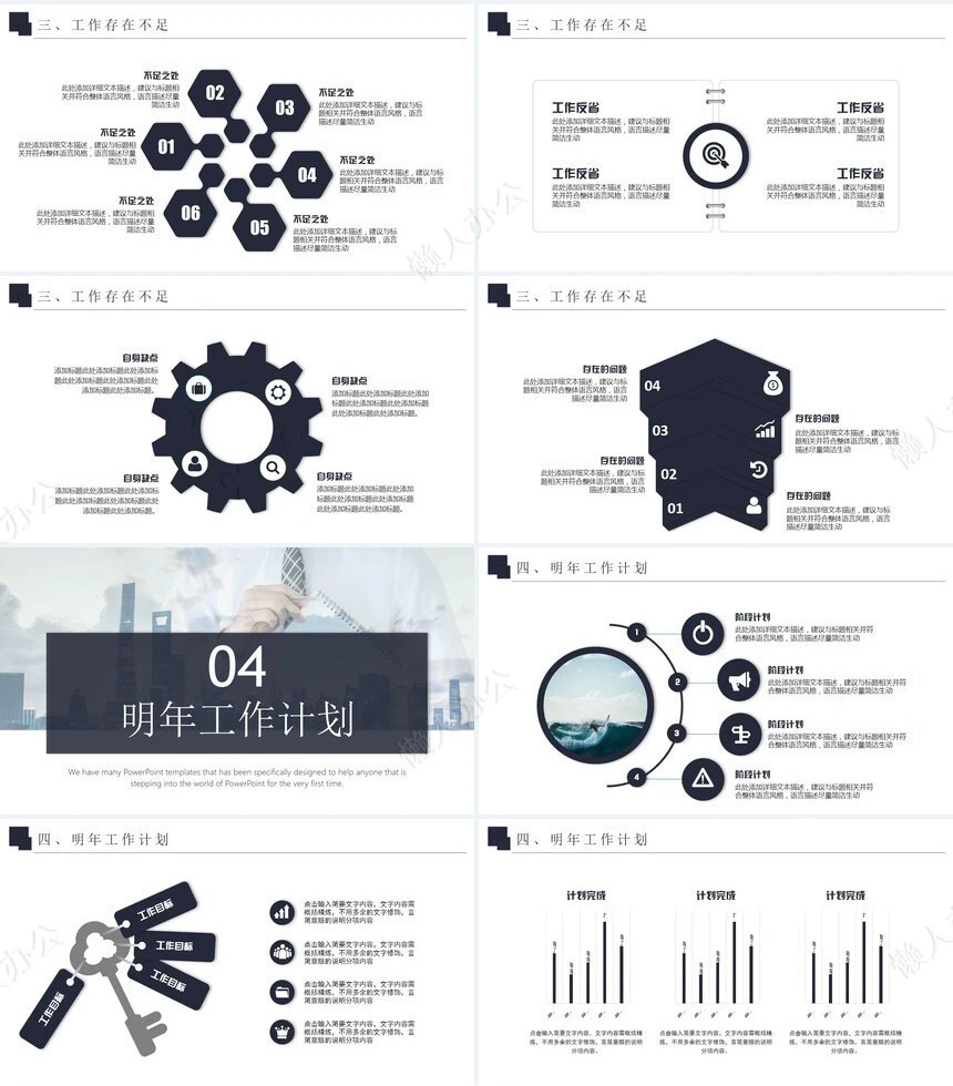 部门年度总结PPT模板
