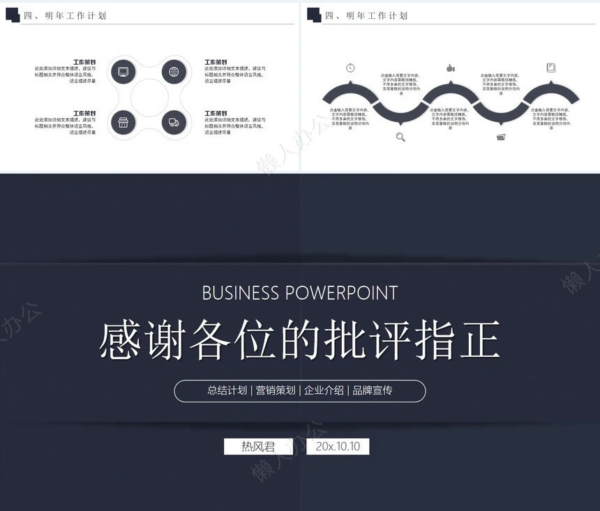 部门年度总结PPT模板