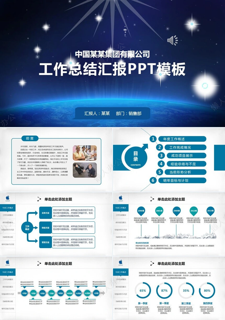 工作总结汇报PPT(14)