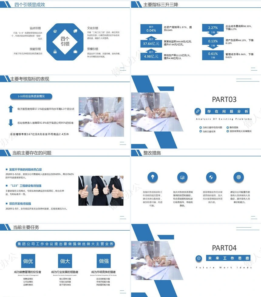 销售总结PPT模板(63)