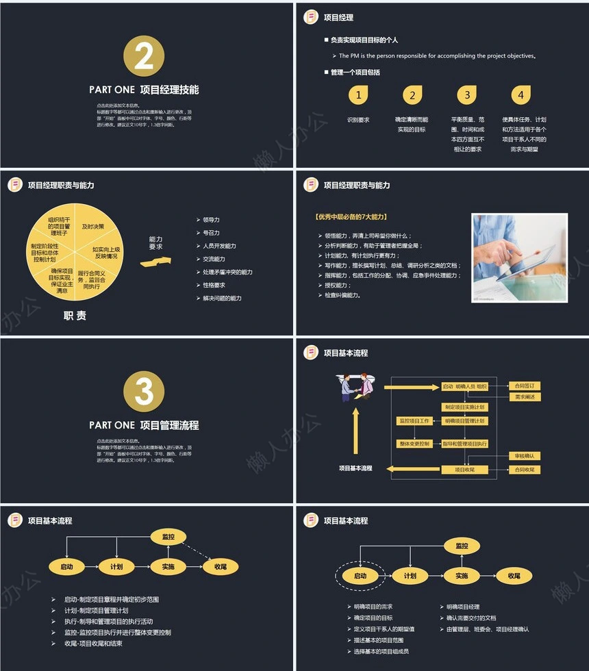 项目管理PPT模板(14)