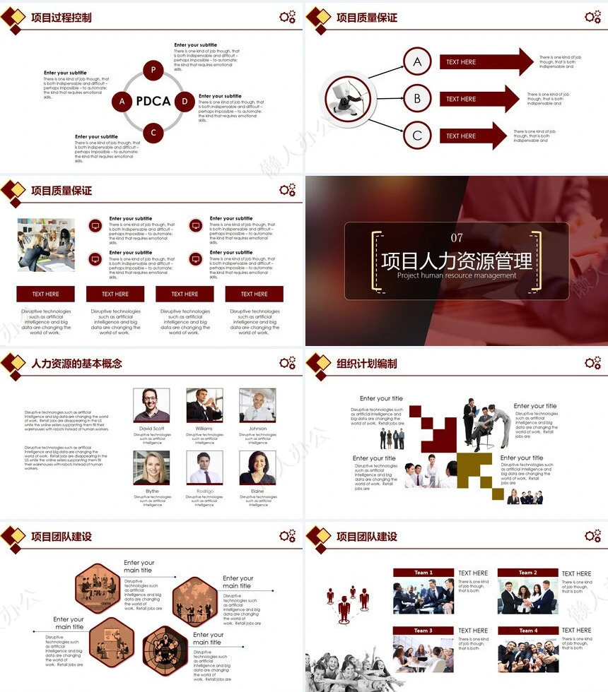 项目管理PPT模板(12)