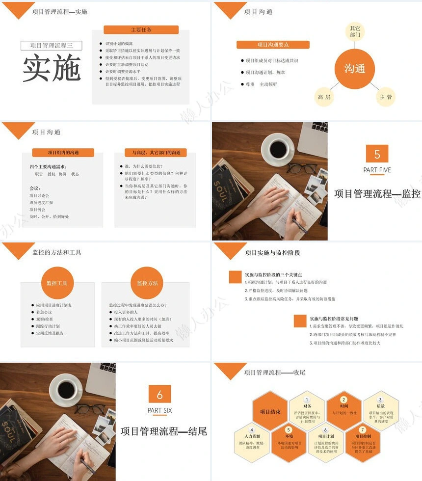 项目管理PPT模板(57)