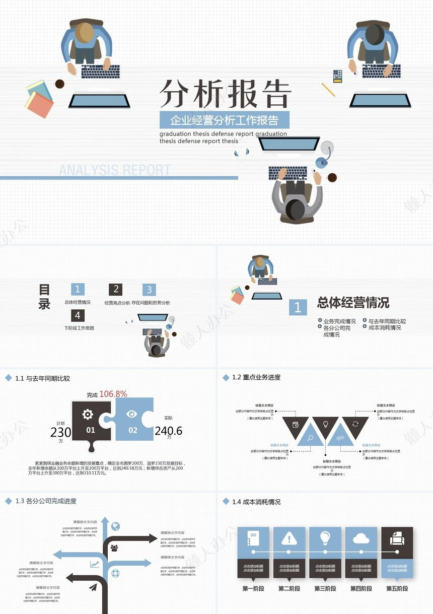 经营分析PPT模板(81)