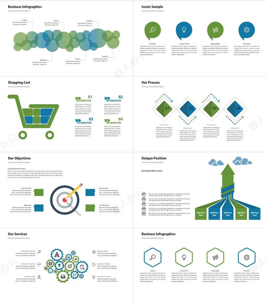 可视化通用PPT图表(14)