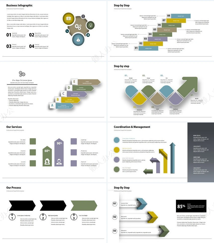可视化通用PPT图表(17)
