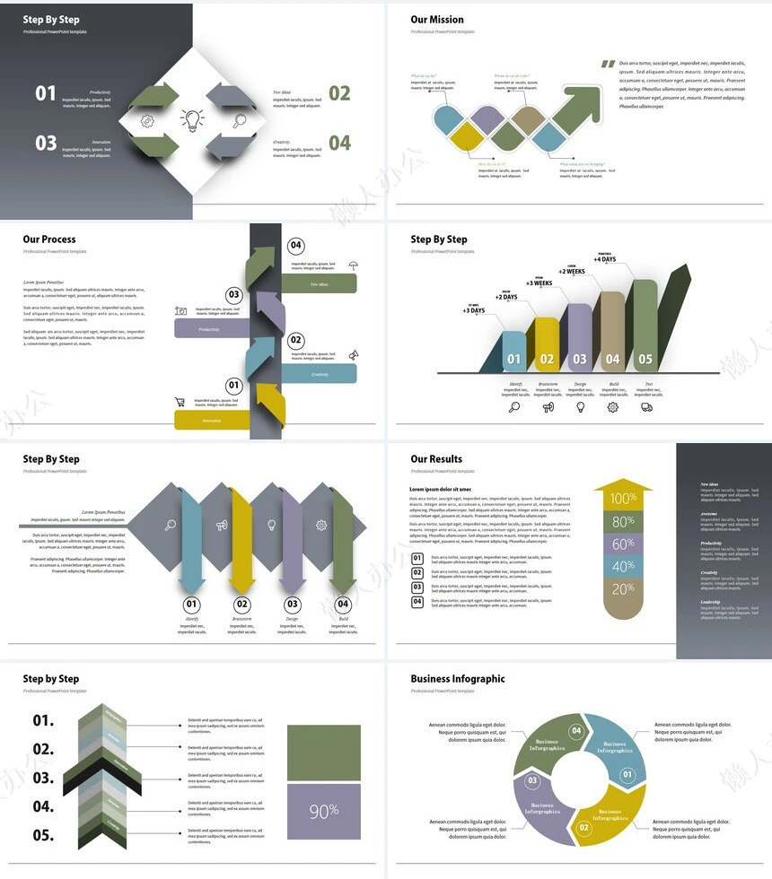 可视化通用PPT图表(17)