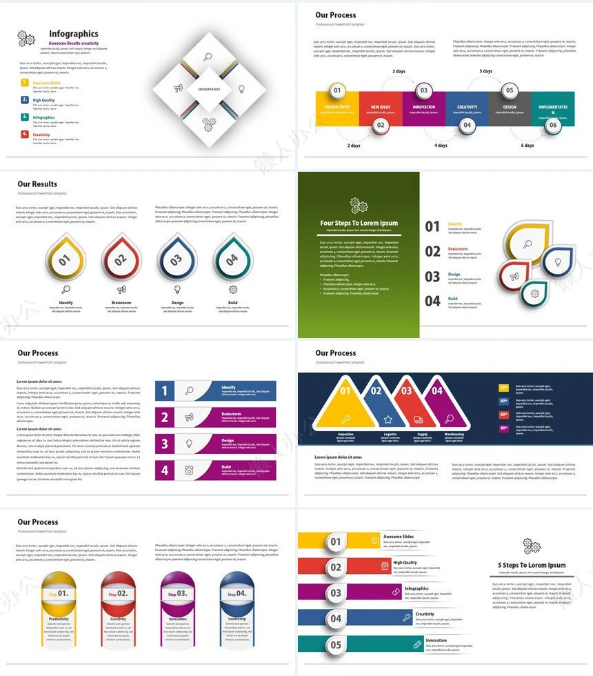 可视化通用PPT图表(18)