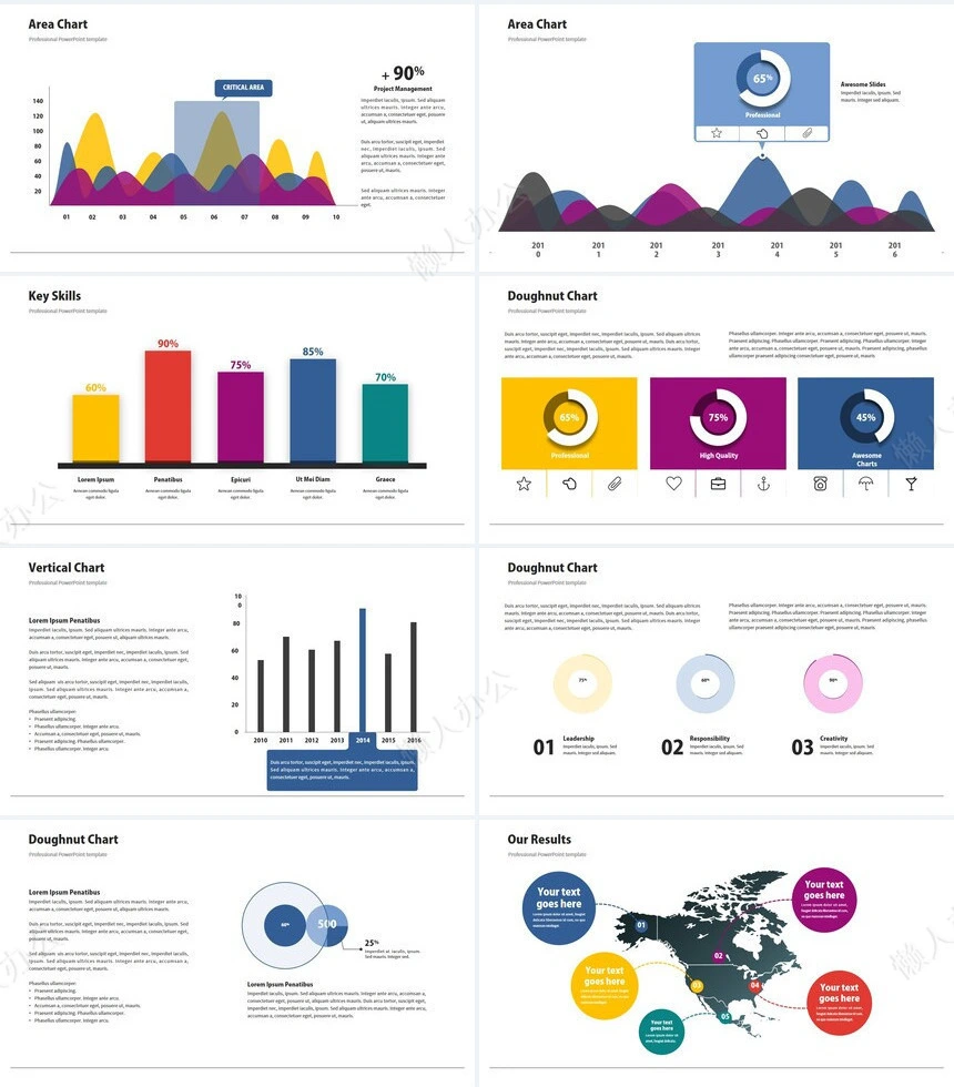 可视化通用PPT图表(18)