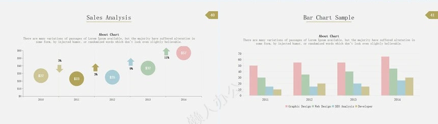可视化通用PPT图表(20)
