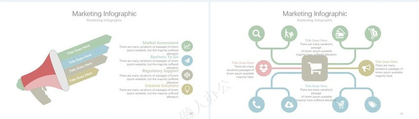 可视化通用PPT图表(28)