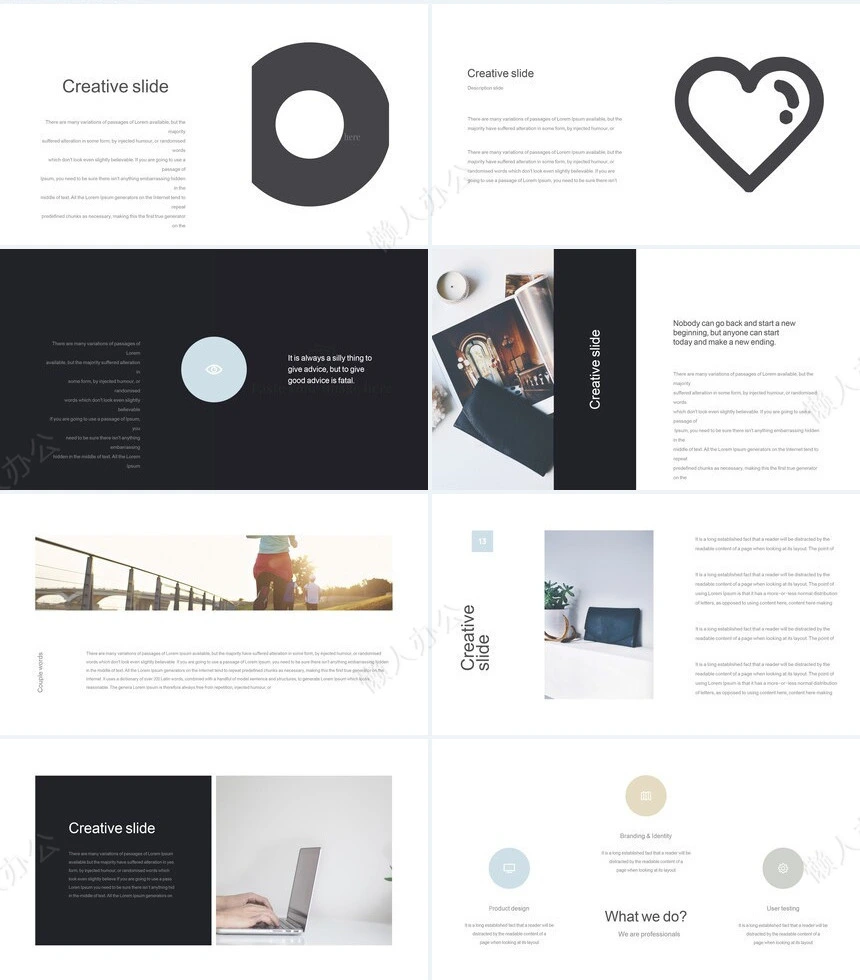 时尚欧美高端品牌宣传PPT模板公司介绍通用PPT模版