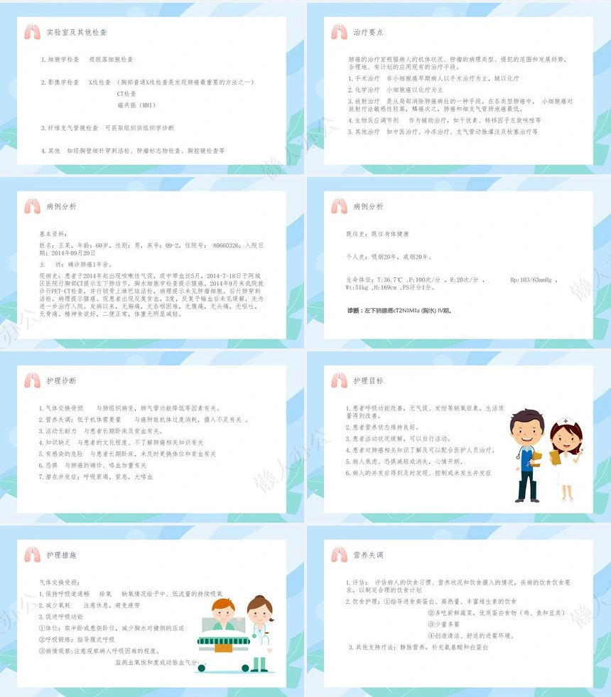 肺癌护理查房