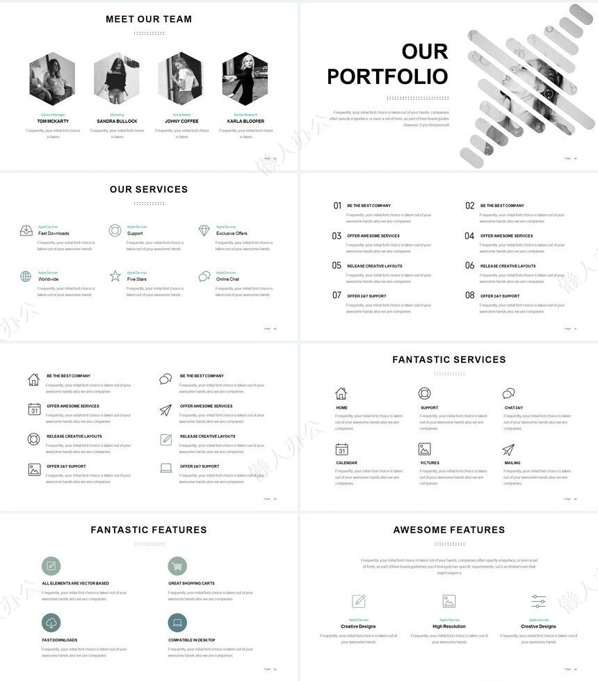 2023北欧INS风格商业计划书产品发布PPT模板