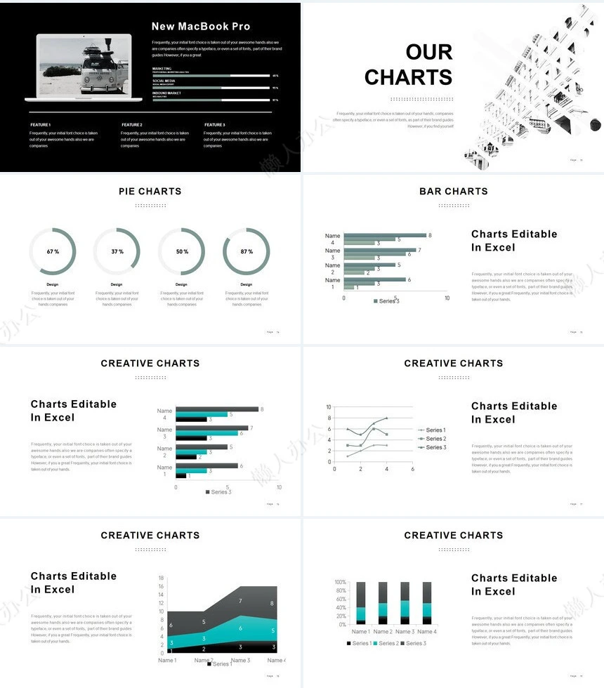 北欧高端品牌宣传项目策划PPT模板