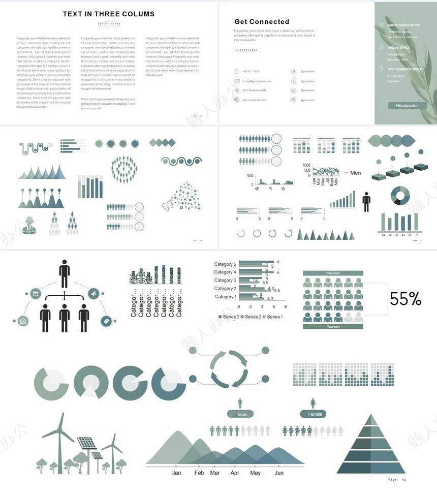 北欧高端品牌宣传项目策划PPT模板