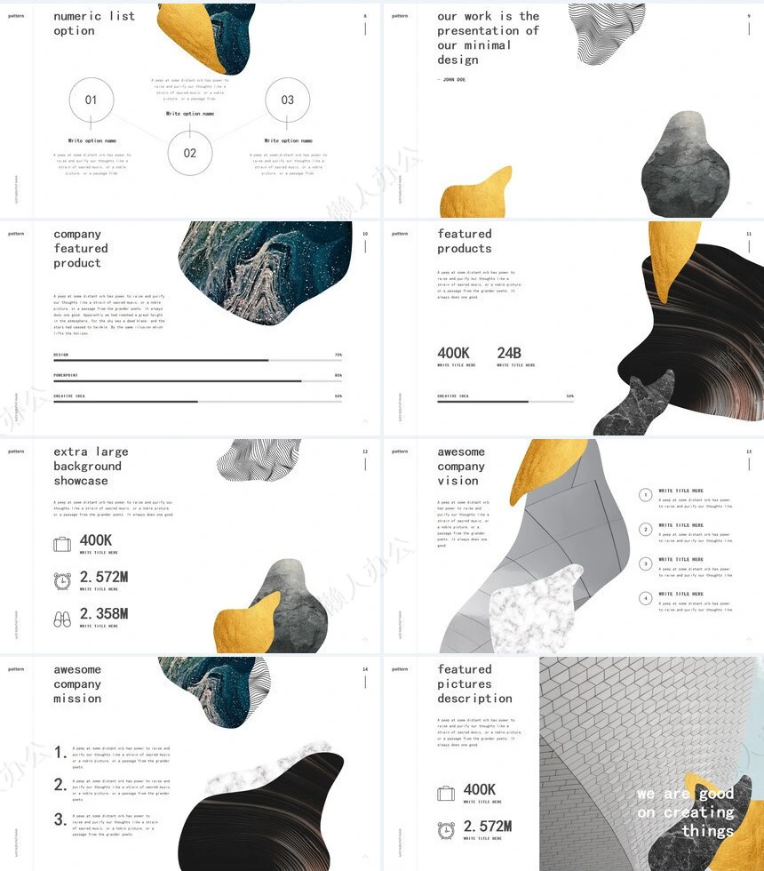 时尚高端服装产品发布会通用PPT模板