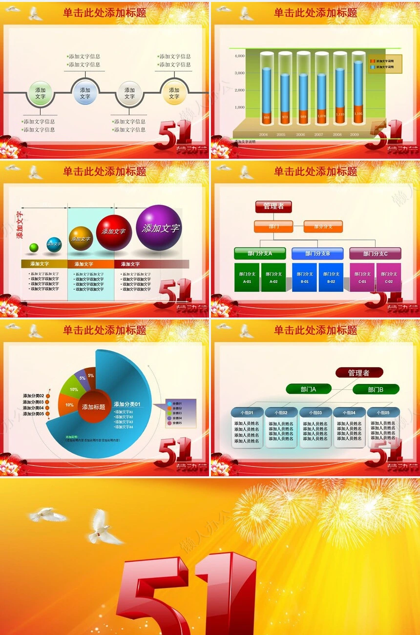 5.1劳动节通用PPT模板(2)