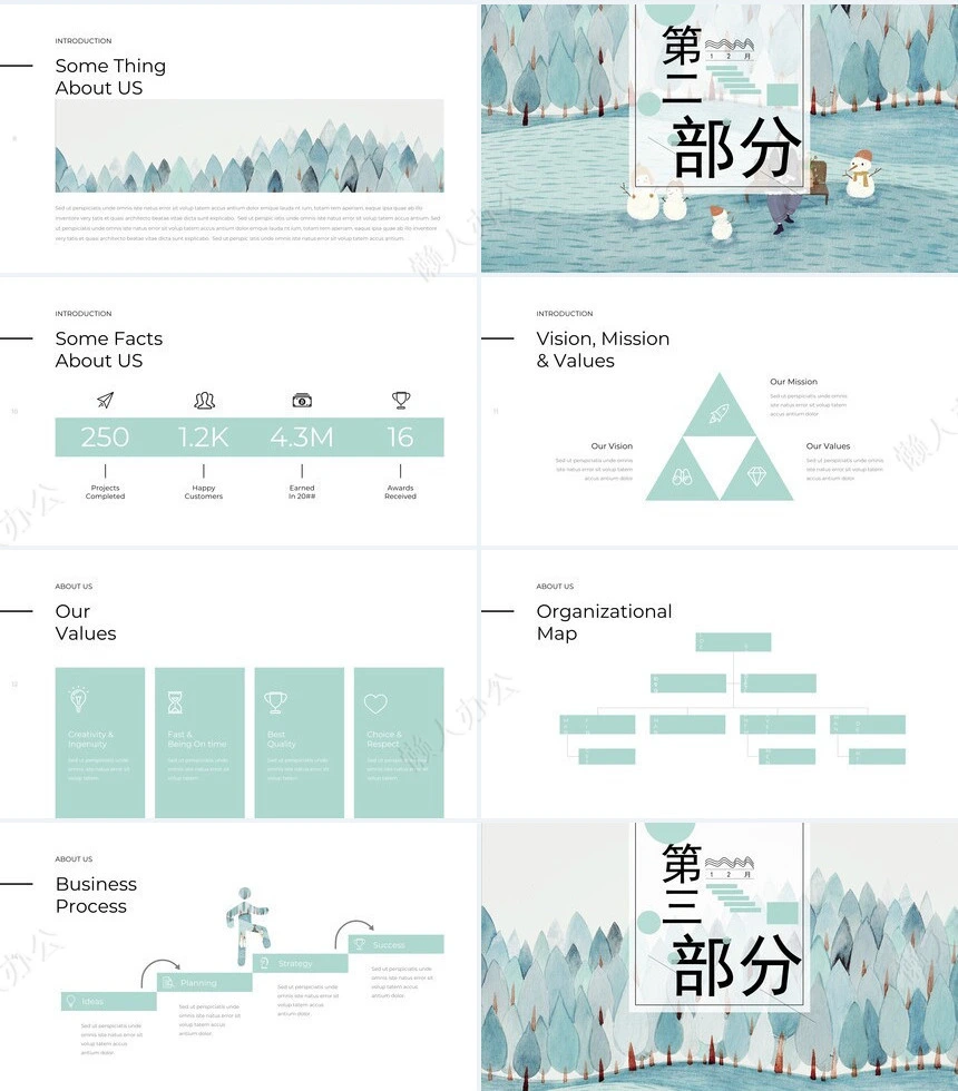 再见12月年终述职汇报通用PPT模板