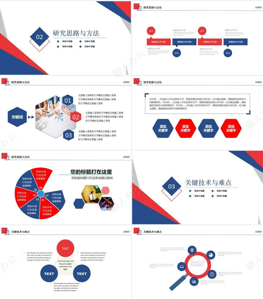 毕业论文答辩设计PPT模版