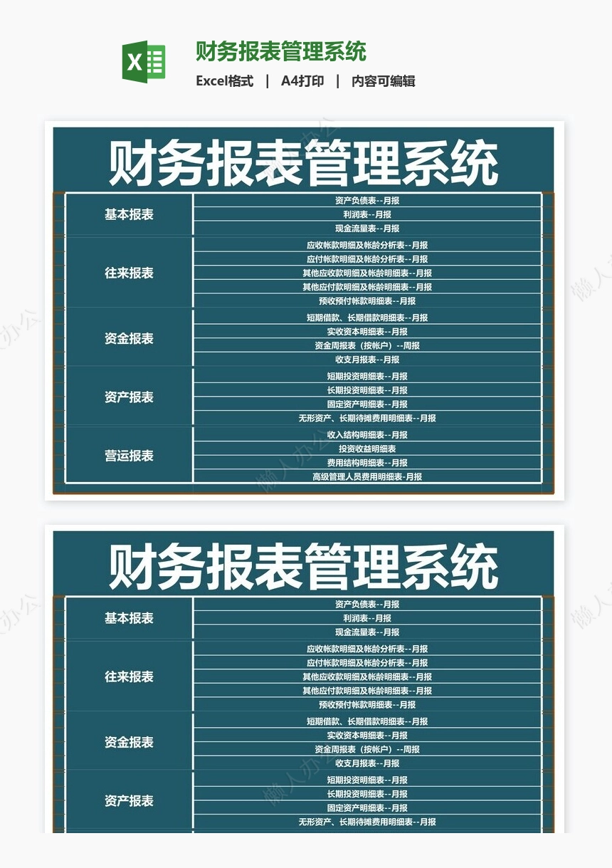 财务报表管理系统