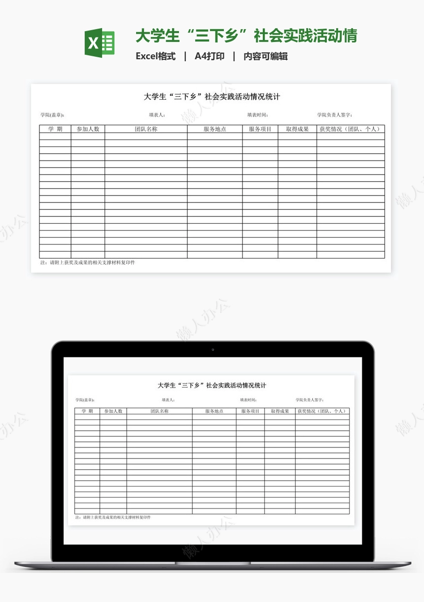 大学生“三下乡”社会实践活动情况统计