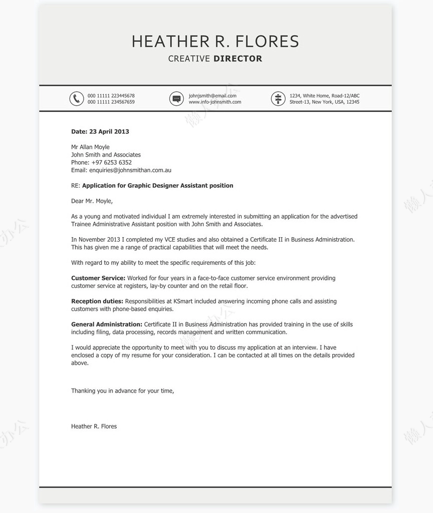 英文个人简历求职简历word模板共2页(12)