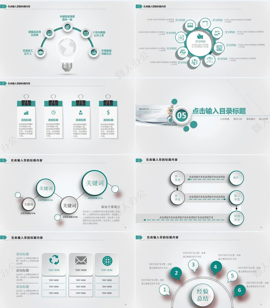 医疗医药行业工作汇报计划